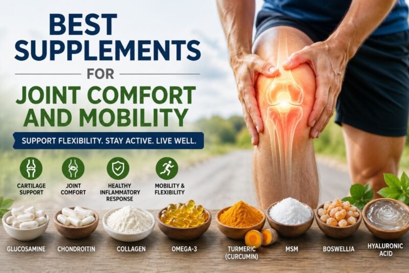 Best Supplements for Joint Comfort and Mobility