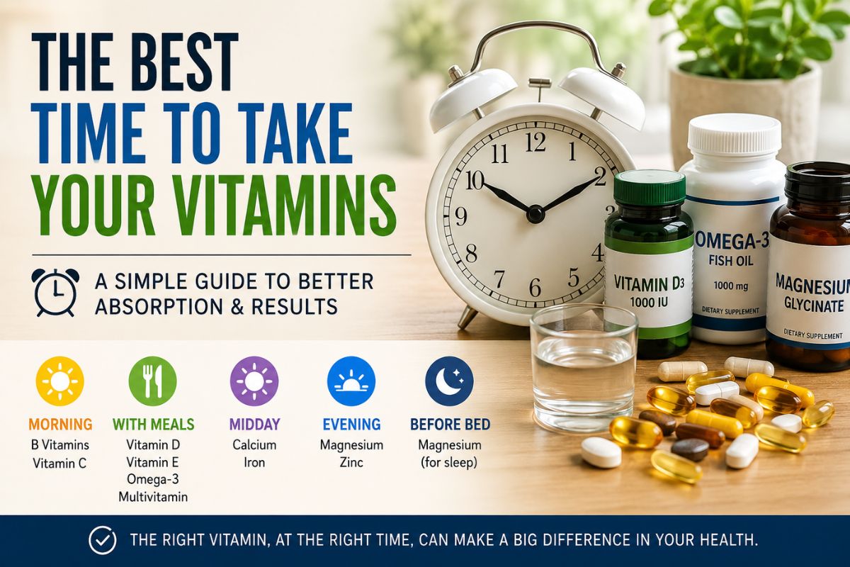 Best Time to Take Your Vitamins