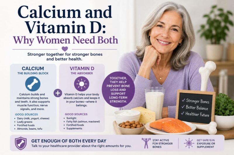 Calcium and Vitamin D: Why Women Need Both