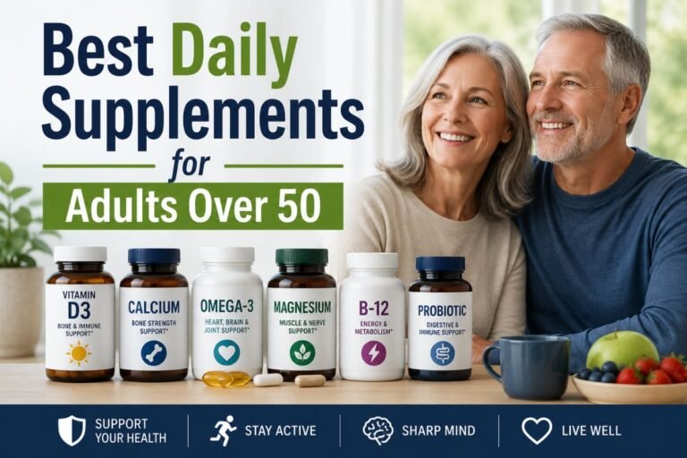 Best Daily Supplements for Adults Over 50