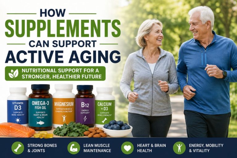 How Supplements Can Support Active Aging