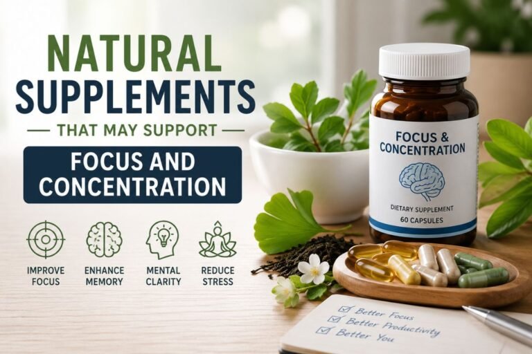 Natural Supplements That May Support Focus