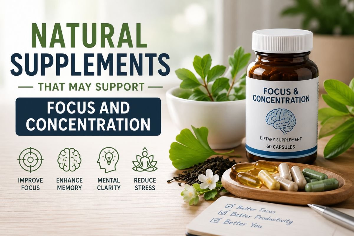 Natural Supplements That May Support Focus