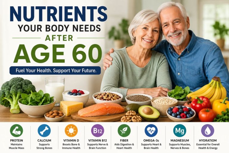 Nutrients Your Body Needs After Age 60