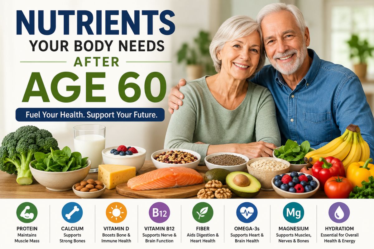 Nutrients Your Body Needs After Age 60