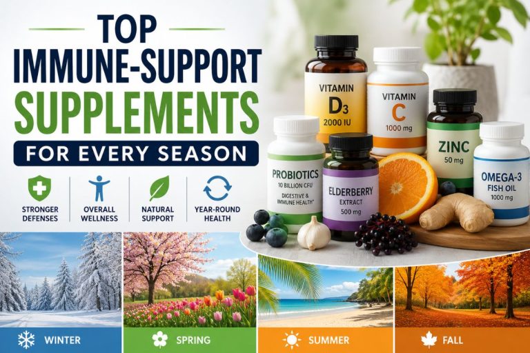 Top Immune Support Supplements for Every Season