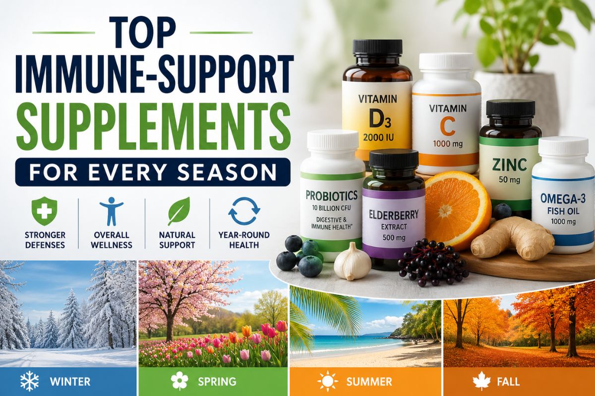 Top Immune Support Supplements for Every Season